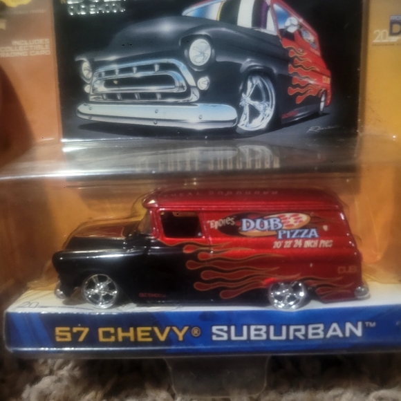 Dub City🏢🗽🌃 oldschool 57' Chevy suburban 1:64 scale car - Picture 3 of 8
